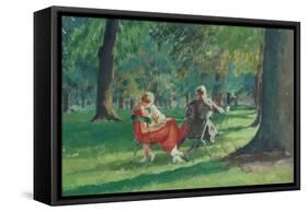 Kensington Gardens-Therese Lessore-Framed Stretched Canvas