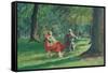 Kensington Gardens-Therese Lessore-Framed Stretched Canvas