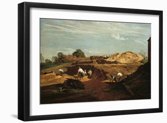 Kensington Gravel Pits-John Linnell-Framed Giclee Print