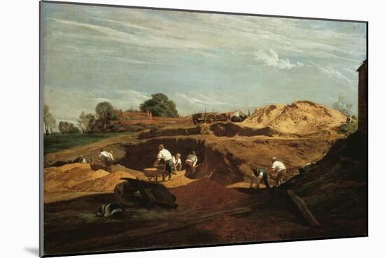 Kensington Gravel Pits-John Linnell-Mounted Giclee Print