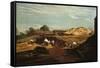 Kensington Gravel Pits-John Linnell-Framed Stretched Canvas