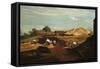 Kensington Gravel Pits-John Linnell-Framed Stretched Canvas
