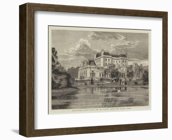 Kensington House, Built for Mr Albert Grant, the Garden Front-null-Framed Giclee Print