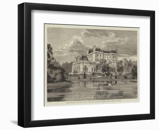 Kensington House, Built for Mr Albert Grant, the Garden Front-null-Framed Giclee Print