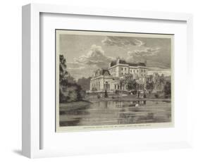 Kensington House, Built for Mr Albert Grant, the Garden Front-null-Framed Giclee Print