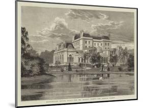 Kensington House, Built for Mr Albert Grant, the Garden Front-null-Mounted Giclee Print