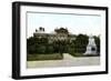 Kensington Palace and Queen Victoria's Statue, London, 20th Century-null-Framed Giclee Print