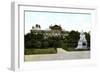 Kensington Palace and Queen Victoria's Statue, London, 20th Century-null-Framed Giclee Print