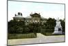 Kensington Palace and Queen Victoria's Statue, London, 20th Century-null-Mounted Giclee Print