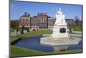 Kensington Palace and Queen Victoria Statue-Stuart Black-Mounted Photographic Print