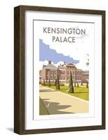 Kensington Palace - Dave Thompson Contemporary Travel Print-Dave Thompson-Framed Giclee Print