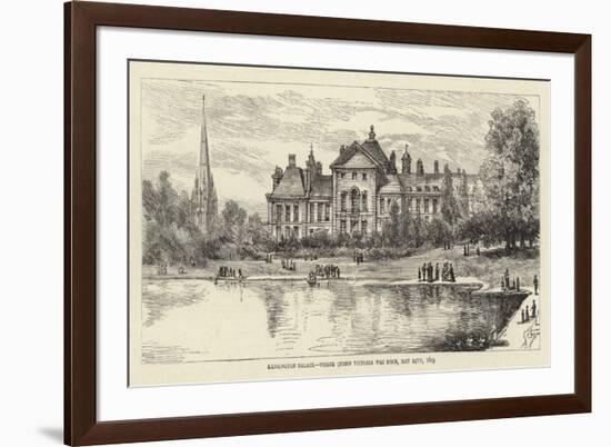 Kensington Palace, Where Queen Victoria Was Born, 24 May 1819-null-Framed Giclee Print