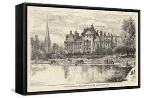 Kensington Palace, Where Queen Victoria Was Born, 24 May 1819-null-Framed Stretched Canvas