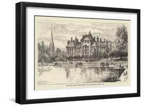 Kensington Palace, Where Queen Victoria Was Born, 24 May 1819-null-Framed Giclee Print