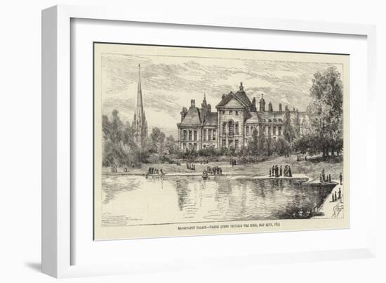 Kensington Palace, Where Queen Victoria Was Born, 24 May 1819-null-Framed Giclee Print