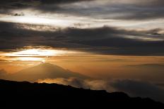 Sunset as Seen from the Upper Reaches of Mount Kilimanjaro (19,341'), Tanzania, Africa-Kent Harvey-Photographic Print