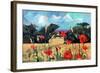 Kent Poppies, 2007-Clive Metcalfe-Framed Giclee Print