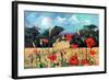 Kent Poppies, 2007-Clive Metcalfe-Framed Giclee Print