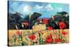 Kent Poppies, 2007-Clive Metcalfe-Stretched Canvas