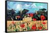 Kent Poppies, 2007-Clive Metcalfe-Framed Stretched Canvas