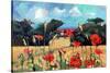 Kent Poppies, 2007-Clive Metcalfe-Stretched Canvas