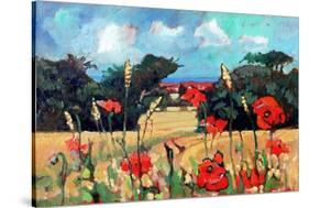 Kent Poppies, 2007-Clive Metcalfe-Stretched Canvas