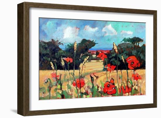 Kent Poppies, 2007-Clive Metcalfe-Framed Giclee Print