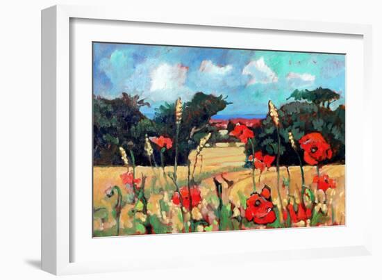 Kent Poppies, 2007-Clive Metcalfe-Framed Giclee Print