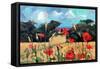 Kent Poppies, 2007-Clive Metcalfe-Framed Stretched Canvas