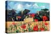 Kent Poppies, 2007-Clive Metcalfe-Stretched Canvas