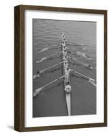 Kent School Rowing Crew Practicing For the Royal Henley Regatta-George Silk-Framed Photographic Print