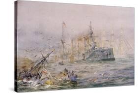 Kent Takes Nurnberg Men-William Lionel Wyllie-Stretched Canvas