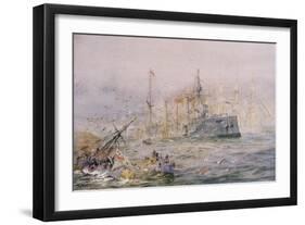 Kent Takes Nurnberg Men-William Lionel Wyllie-Framed Art Print