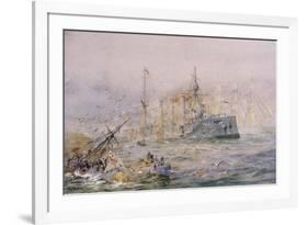 Kent Takes Nurnberg Men-William Lionel Wyllie-Framed Premium Giclee Print