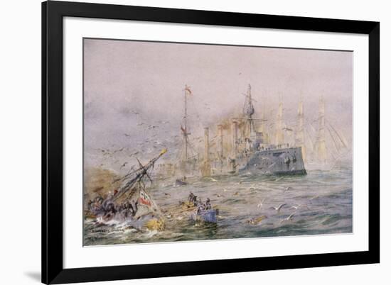 Kent Takes Nurnberg Men-William Lionel Wyllie-Framed Premium Giclee Print