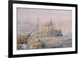 Kent Takes Nurnberg Men-William Lionel Wyllie-Framed Premium Giclee Print