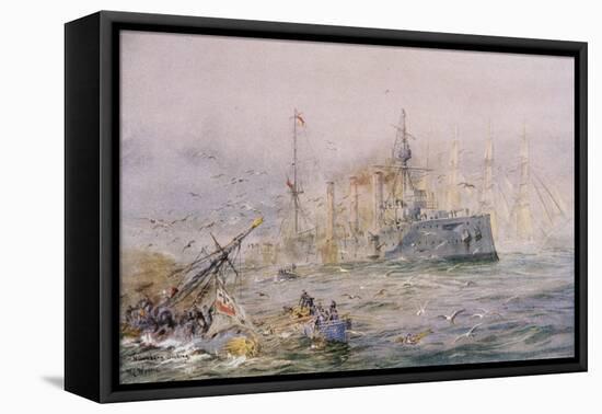 Kent Takes Nurnberg Men-William Lionel Wyllie-Framed Stretched Canvas