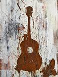 Rust Guitar-Kent Youngstrom-Framed Art Print