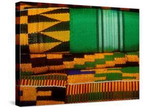 Kente Cloth, Artist Alliance Gallery, Accra, Ghana-Alison Jones-Stretched Canvas