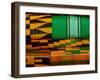 Kente Cloth, Artist Alliance Gallery, Accra, Ghana-Alison Jones-Framed Photographic Print