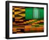 Kente Cloth, Artist Alliance Gallery, Accra, Ghana-Alison Jones-Framed Photographic Print