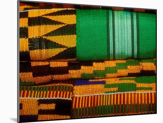 Kente Cloth, Artist Alliance Gallery, Accra, Ghana-Alison Jones-Mounted Photographic Print