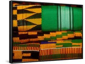 Kente Cloth, Artist Alliance Gallery, Accra, Ghana-Alison Jones-Framed Photographic Print