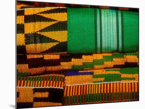 Kente Cloth, Artist Alliance Gallery, Accra, Ghana-Alison Jones-Mounted Photographic Print