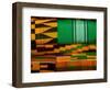 Kente Cloth, Artist Alliance Gallery, Accra, Ghana-Alison Jones-Framed Photographic Print