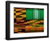 Kente Cloth, Artist Alliance Gallery, Accra, Ghana-Alison Jones-Framed Photographic Print