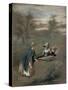 Kentish Peasant Girls-William Collins-Stretched Canvas