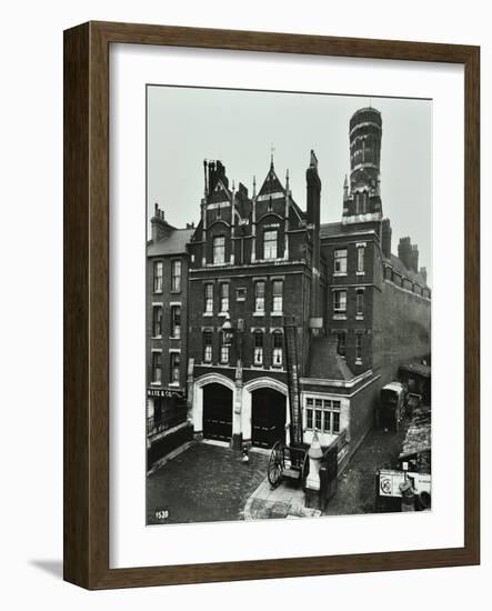 Kentish Town Fire Station, No 3A Fortress Walk, St Pancras, London, 1903-null-Framed Photographic Print