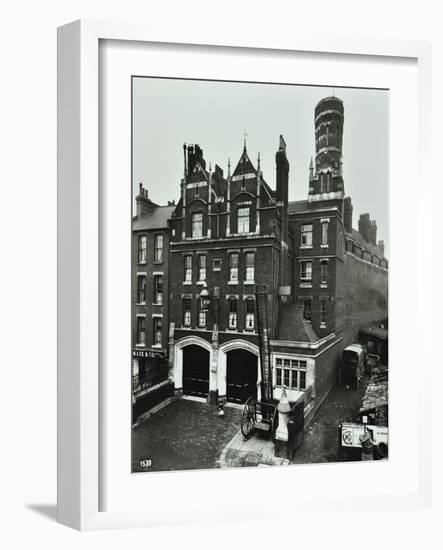 Kentish Town Fire Station, No 3A Fortress Walk, St Pancras, London, 1903-null-Framed Photographic Print