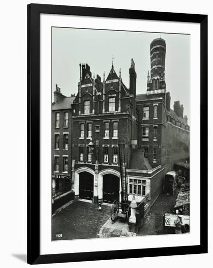 Kentish Town Fire Station, No 3A Fortress Walk, St Pancras, London, 1903-null-Framed Photographic Print